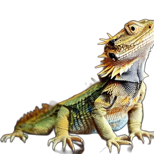 dragon, animal, creature, staff, photorealistic, 3d render, concept art, watercolor transparent PNG cut-out