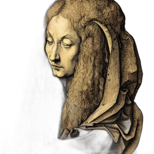 face, mask, hair, crown transparent PNG cut-out