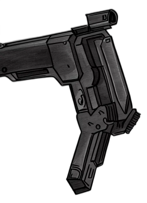 weapon, staff, concept art, 3d render, pixel art, cartoon, gun, concept transparent PNG cut-out