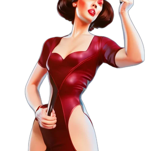 dress, comic book art, concept art, cartoon transparent PNG cut-out