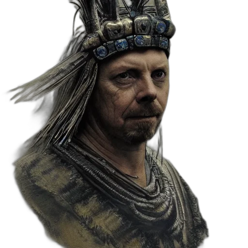face, crown, staff, hat transparent PNG cut-out