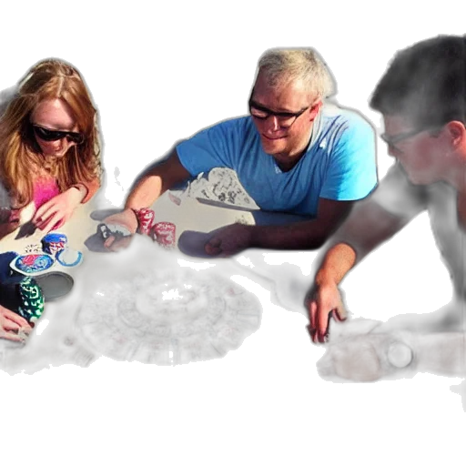outer space, underwater, humans, playing transparent PNG cut-out