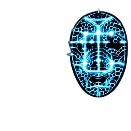 mask, robot, face, crown transparent PNG cut-out