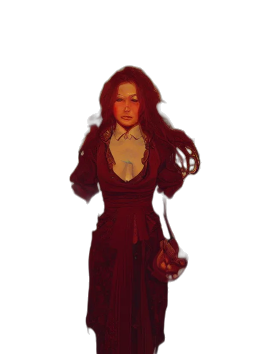 staff, dress, concept art, fantasy art transparent PNG cut-out