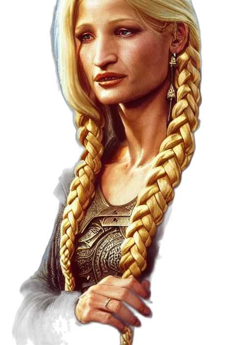 face, staff, hair, jewelry, fantasy art, pixel art, concept art, photorealistic transparent PNG cut-out