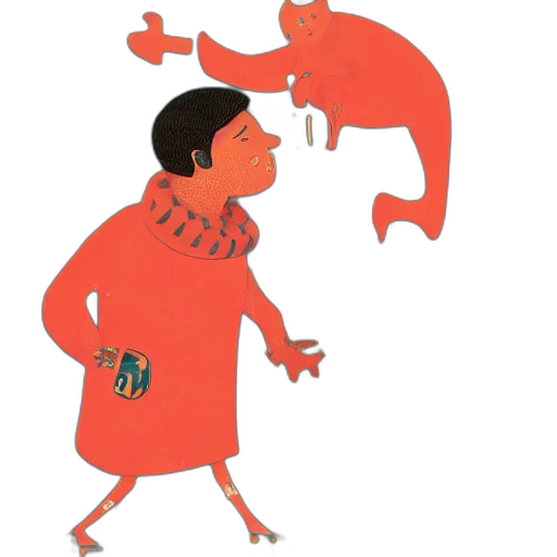 concept art, red, son, imitate transparent PNG cut-out