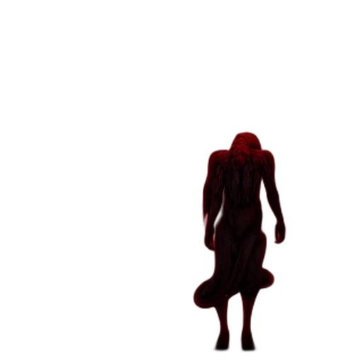 creature, animal, mask, hair, concept art, 3d render, pixel art, comic book art transparent PNG cut-out