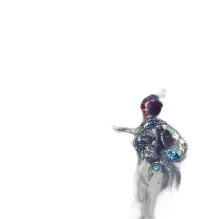 robot, dress, creature, jacket transparent PNG cut-out