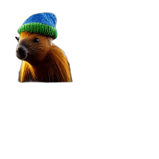 hat, animal, hair, creature transparent PNG cut-out