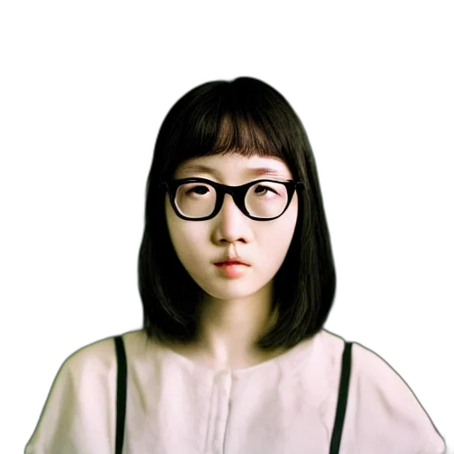 face, hair, dress, mask transparent PNG cut-out