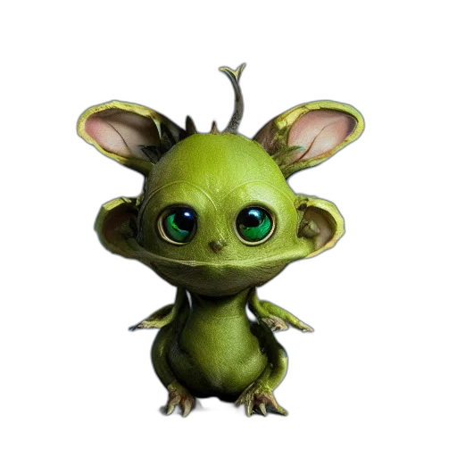 creature, animal, staff, dragon, 3d render, concept art, photorealistic, fantasy art transparent PNG cut-out