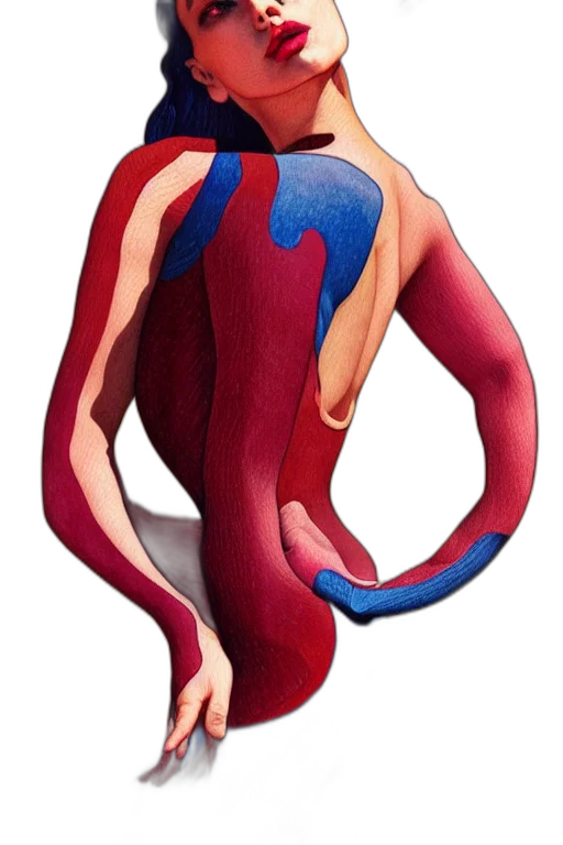 dress, creature, mask, concept art transparent PNG cut-out