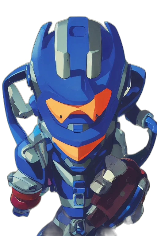 robot, face, weapon, mask transparent PNG cut-out