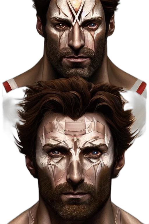 face, mask, concept art, comic book art transparent PNG cut-out