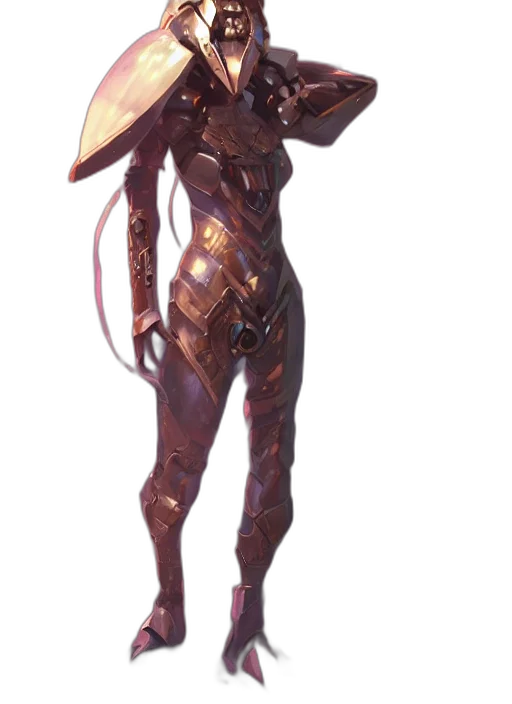 robot, staff, creature, weapon transparent PNG cut-out