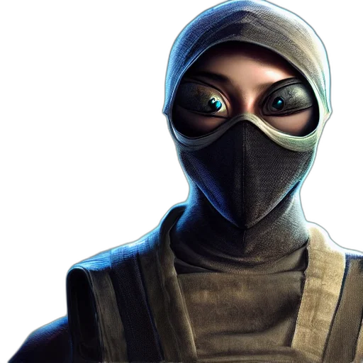 mask, face, weapon, jacket transparent PNG cut-out