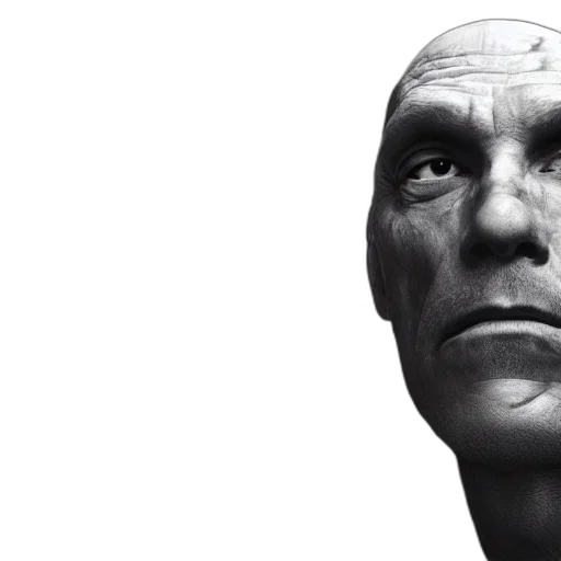 face, mask, photorealistic, 3d render, comic book art, concept art, portrait, interstellar transparent PNG cut-out