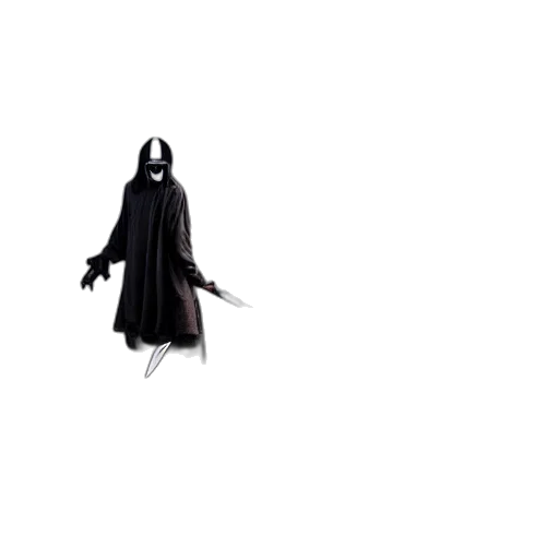 jacket, dress, creature, mask, concept art, pixel art, 3d render, comic book art transparent PNG cut-out