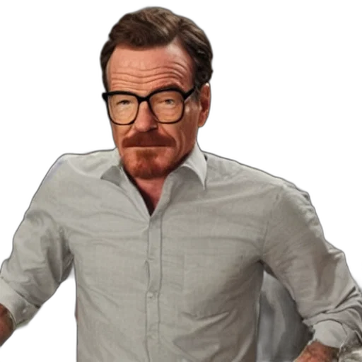 face, jacket, cartoon, bryan, cranston, hev, mark transparent PNG cut-out