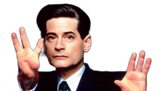 face, hat, hair, agent, dale, cooper, twin, peaks transparent PNG cut-out