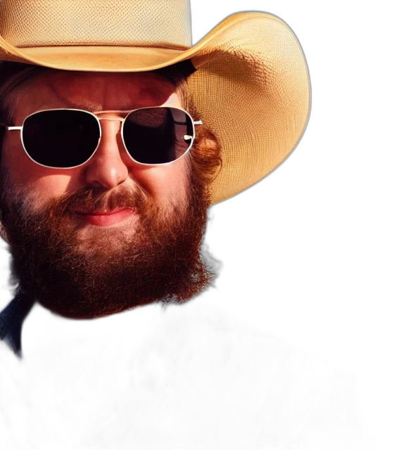 hat, hair, photorealistic, photo, medium, shot, man, beard transparent PNG cut-out