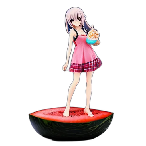 food, creature, dress, 3d render transparent PNG cut-out