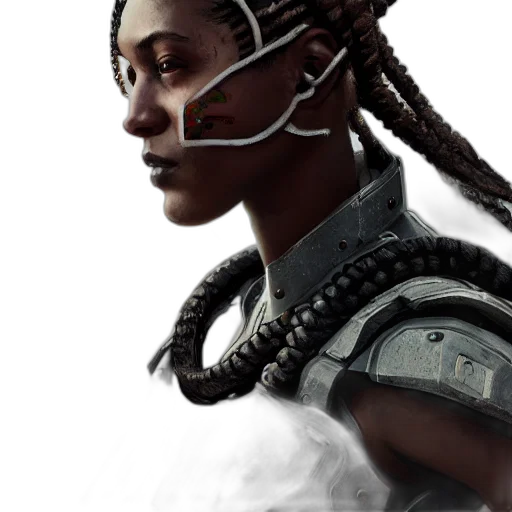 robot, face, staff, jewelry transparent PNG cut-out