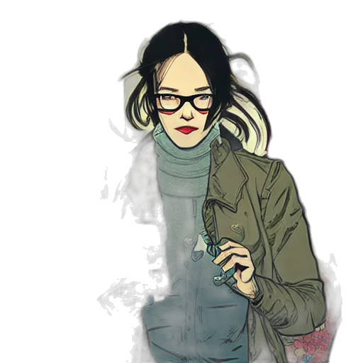jacket, staff, face, mask transparent PNG cut-out