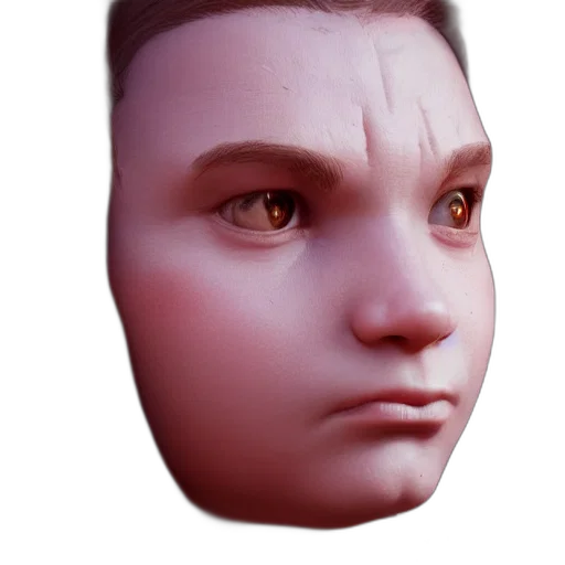 face, mask, creature, robot, 3d render, photorealistic, concept art, fantasy art transparent PNG cut-out