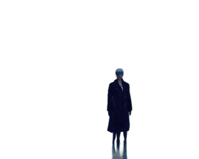 robot, creature, jacket, umbrella transparent PNG cut-out