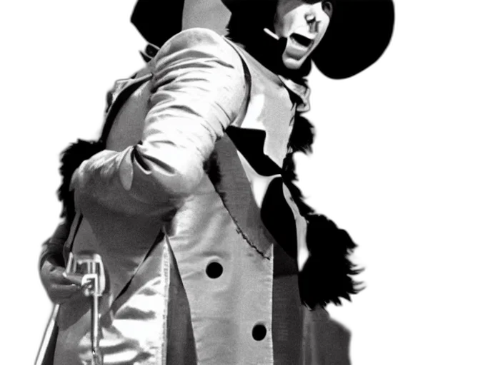jacket, hat, staff, face transparent PNG cut-out