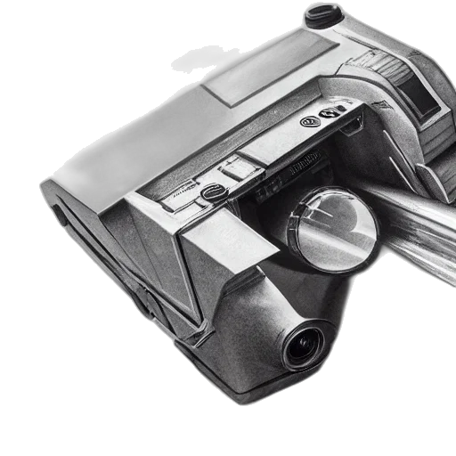weapon, robot, car, 3d render transparent PNG cut-out