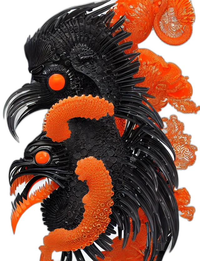 dragon, mask, jewelry, photorealistic, concept art, 3d render, fantasy art, goddess transparent PNG cut-out