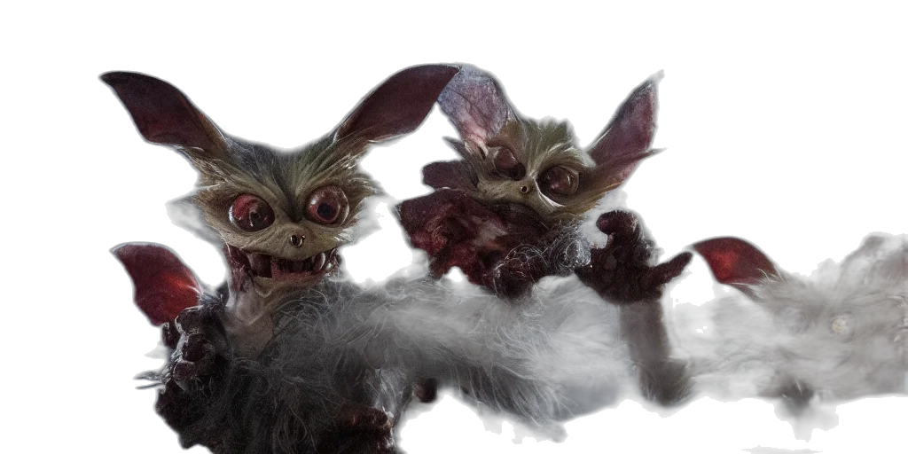creature, mask, 3d render, concept art transparent PNG cut-out
