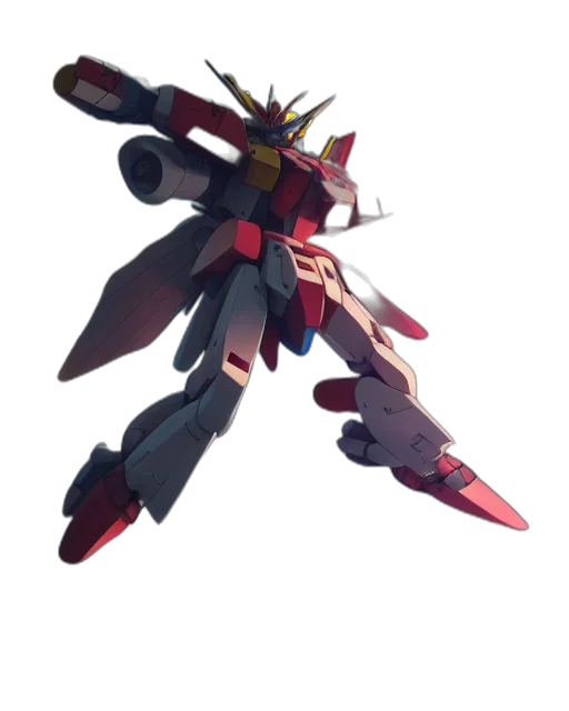 weapon, robot, sword, staff, concept art, 3d render, pixel art, anime transparent PNG cut-out