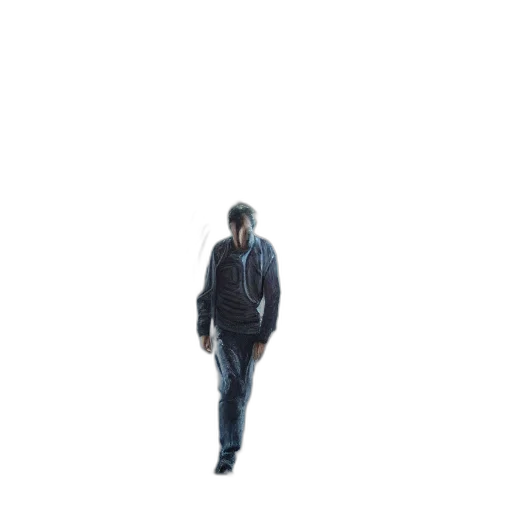 jacket, staff, robot, hat transparent PNG cut-out