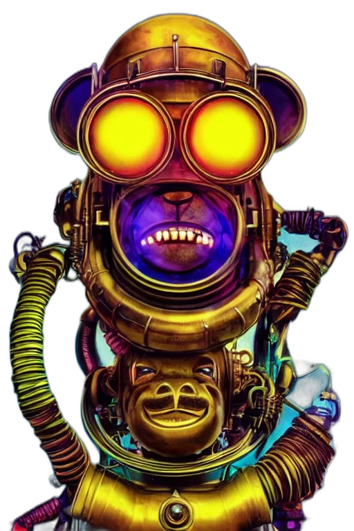 robot, mask, face, creature transparent PNG cut-out