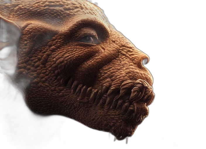 creature, mask, face, animal, 3d render, photorealistic, concept art, fantasy art transparent PNG cut-out