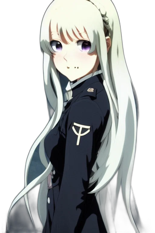 staff, jacket, face, weapon transparent PNG cut-out