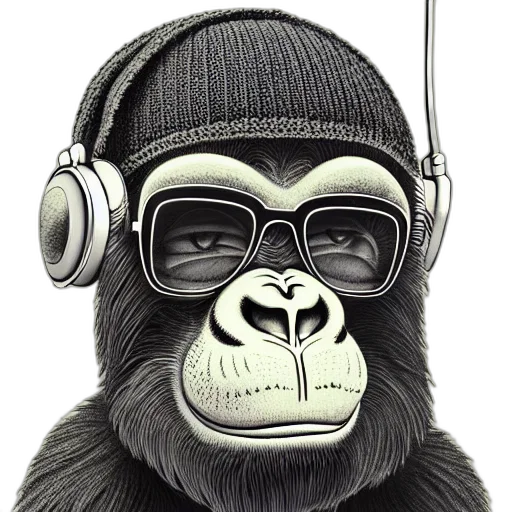 animal, mask, cartoon, photorealistic transparent PNG cut-out