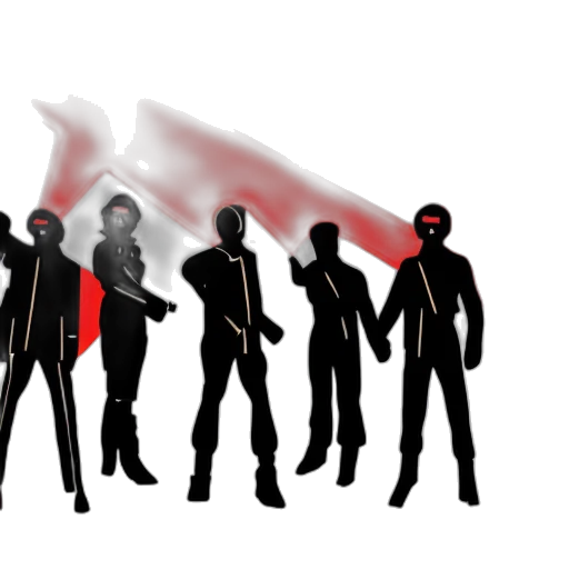 staff, concept art, comic book art, pixel art, 3d render, red, dark, communist transparent PNG cut-out
