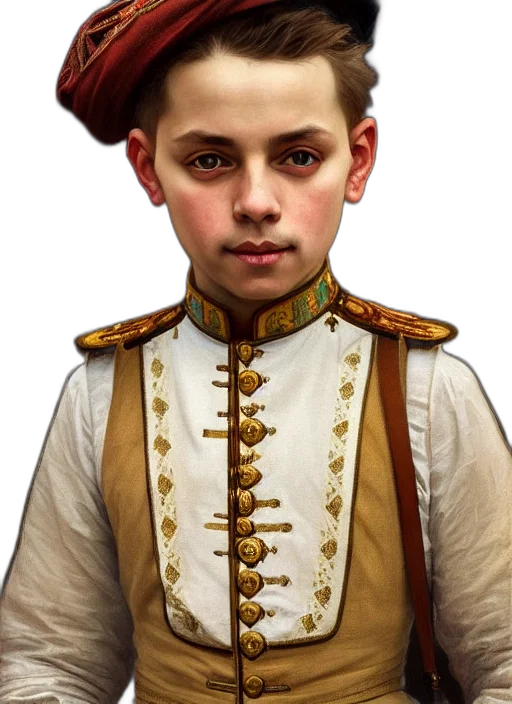 face, crown, staff, hat, photorealistic, concept art, 3d render, fantasy art transparent PNG cut-out