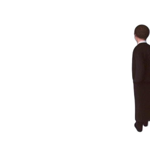 staff, jacket, dress, robot transparent PNG cut-out