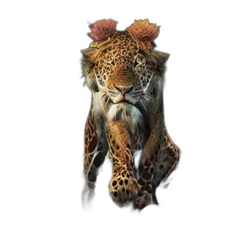 animal, crown, creature, staff transparent PNG cut-out