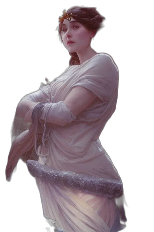 dress, staff, creature, face, concept art, fantasy art, photorealistic, 3d render transparent PNG cut-out