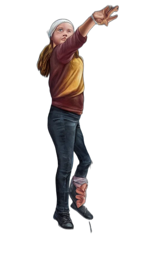 jacket, staff, concept art, 3d render transparent PNG cut-out