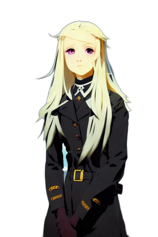 staff, jacket, face, dress transparent PNG cut-out