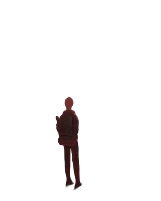 staff, robot, jacket, creature transparent PNG cut-out