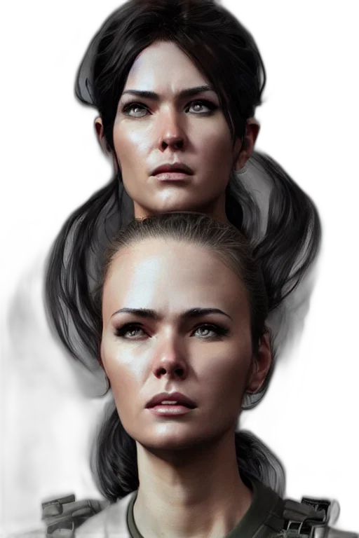 face, crown, concept art, photorealistic transparent PNG cut-out