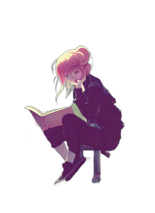 jacket, staff, creature, robot transparent PNG cut-out